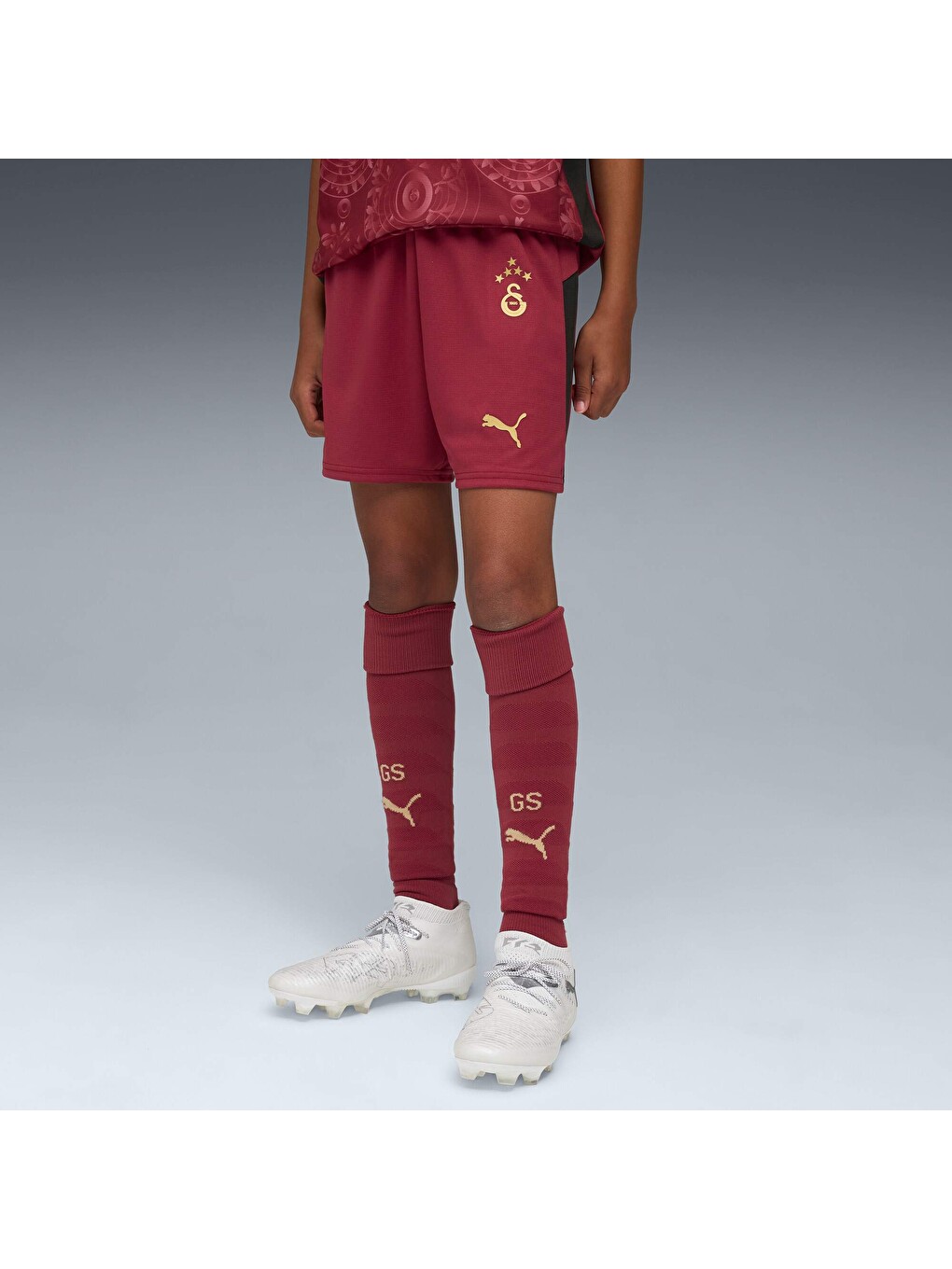 Kırmızı GALATASARAY 25/26 Genç Futbol Şortu-5
