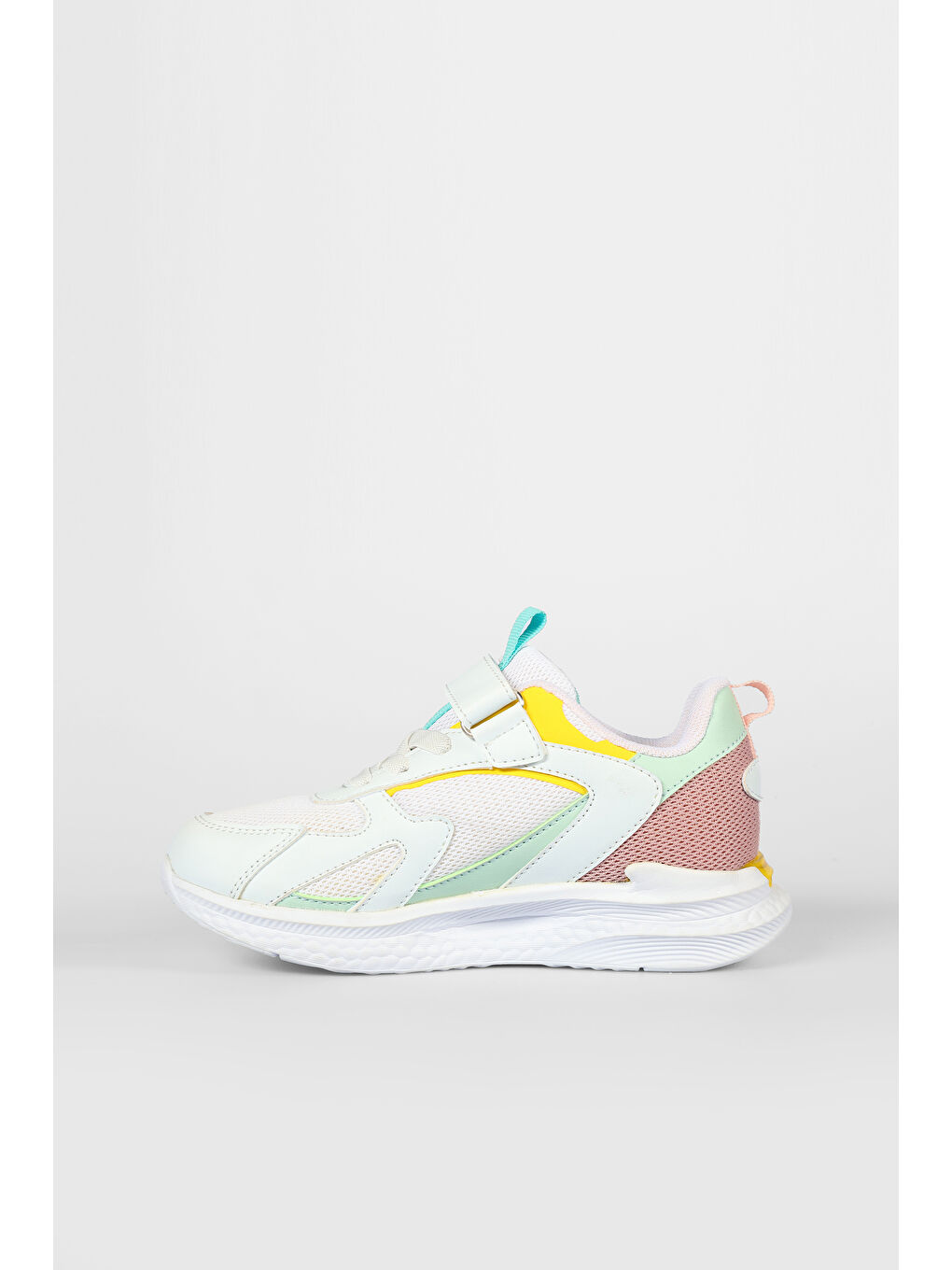 Massa Hafif Kız Okul Öncesi Beyaz/Pudra Sneaker-1