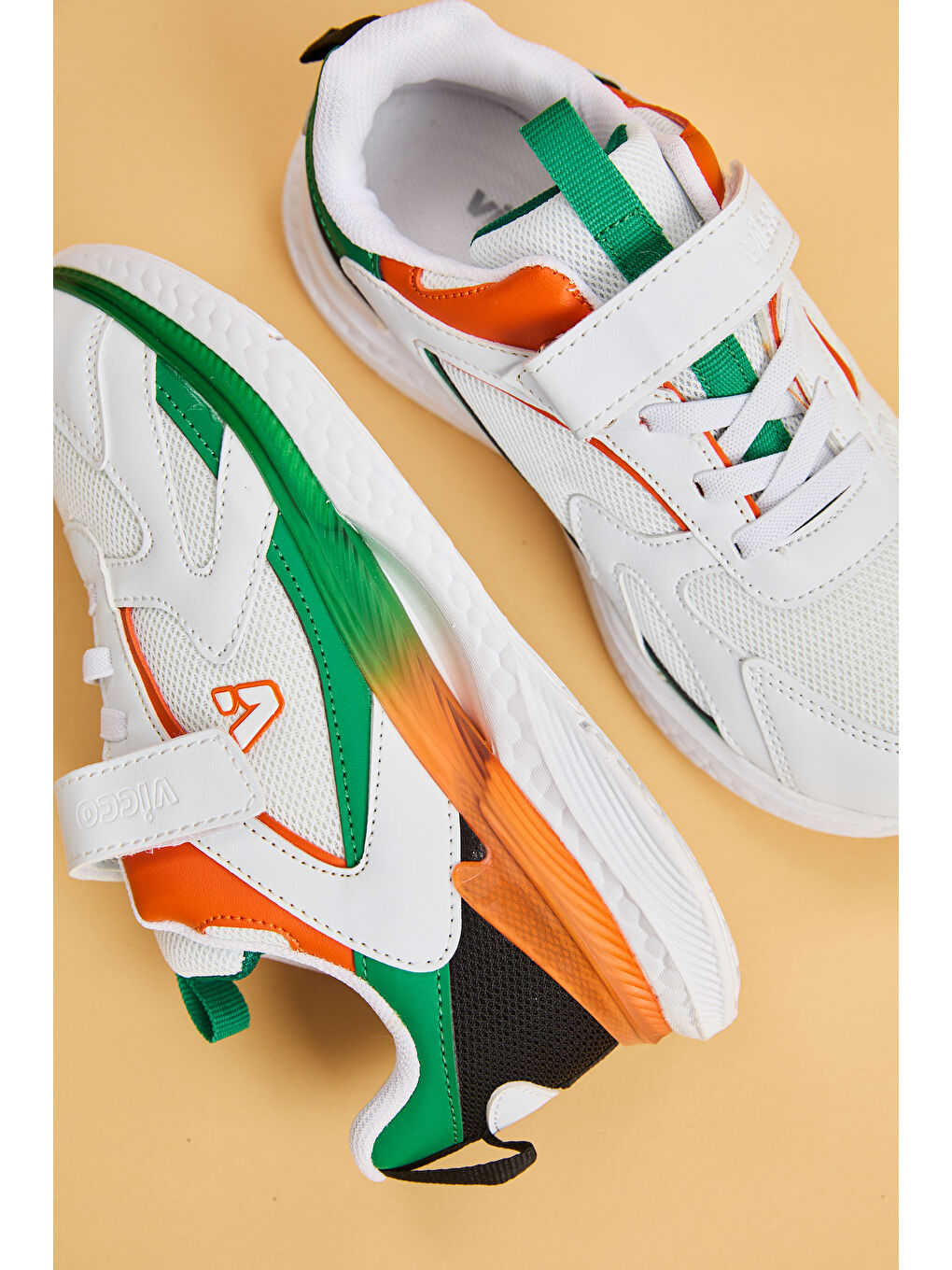 Massa Hafif Erkek  Çocuk Okul Öncesi Beyaz/Siyah Sneaker-7