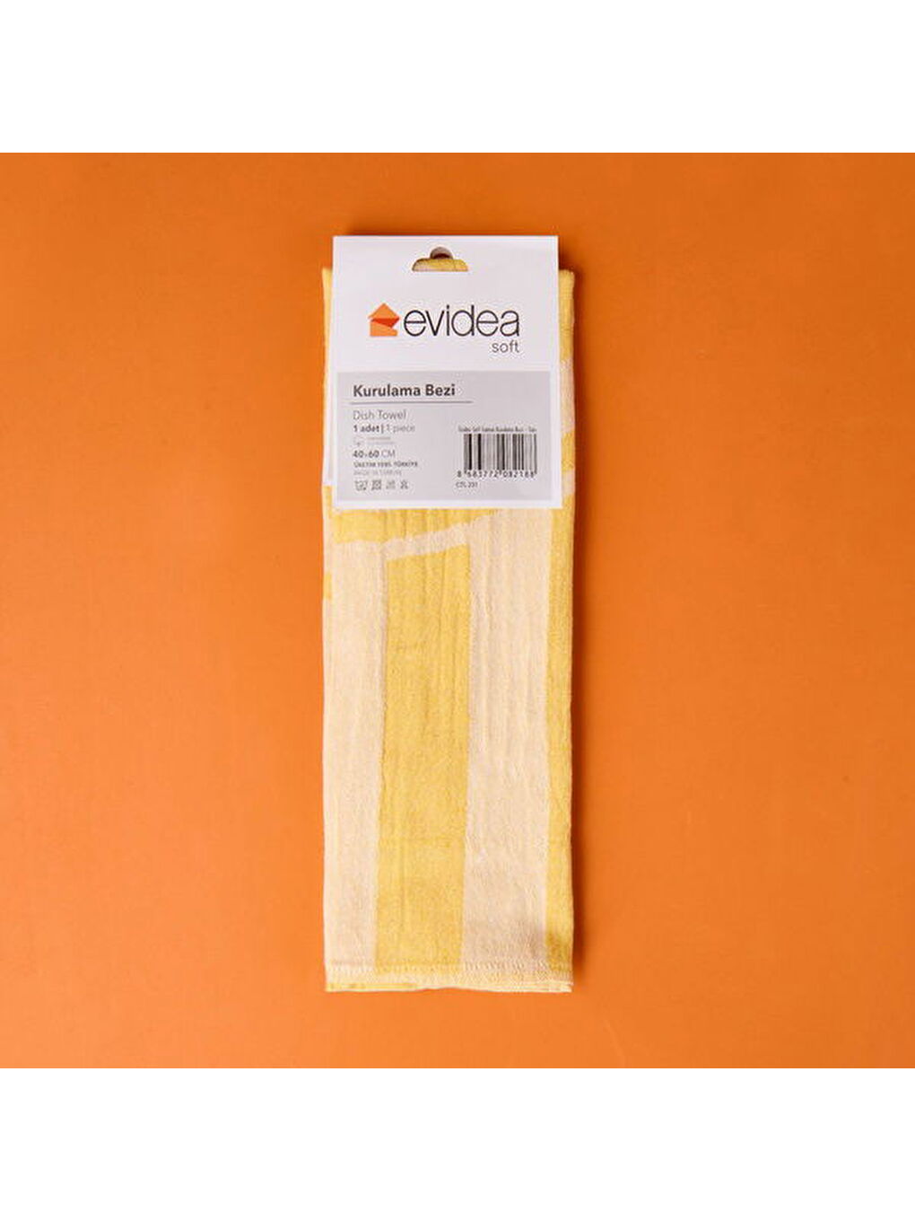 Soft Lemon Kurulama Bezi - Sarı - 40x60 cm-4