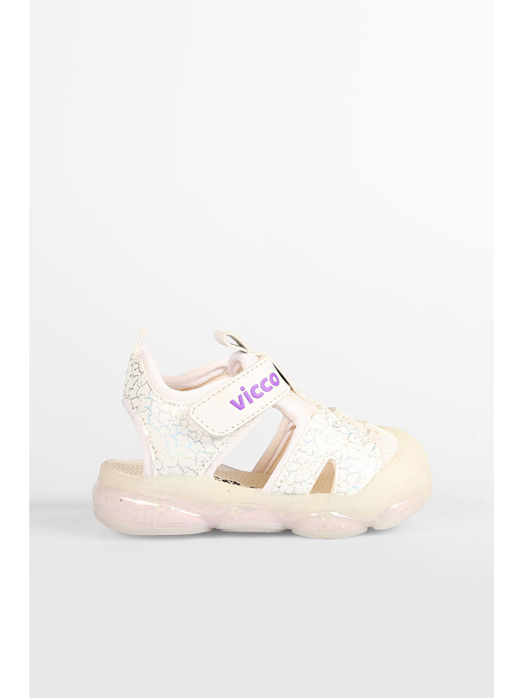 Monrovia Işıklı Kız Bebek Beyaz Sandalet