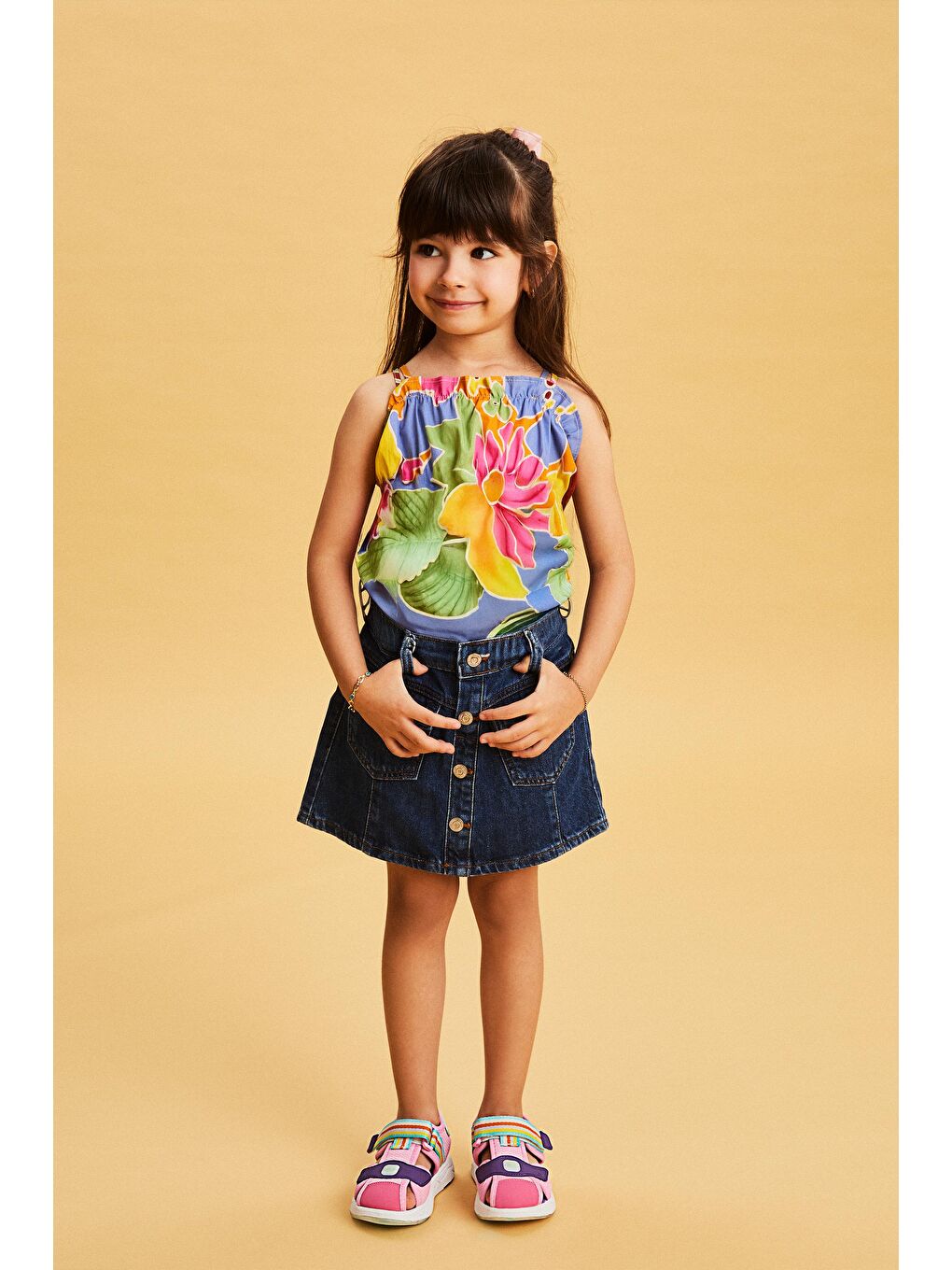 Flow II Hafif Kız Bebek Pembe Sandalet-3