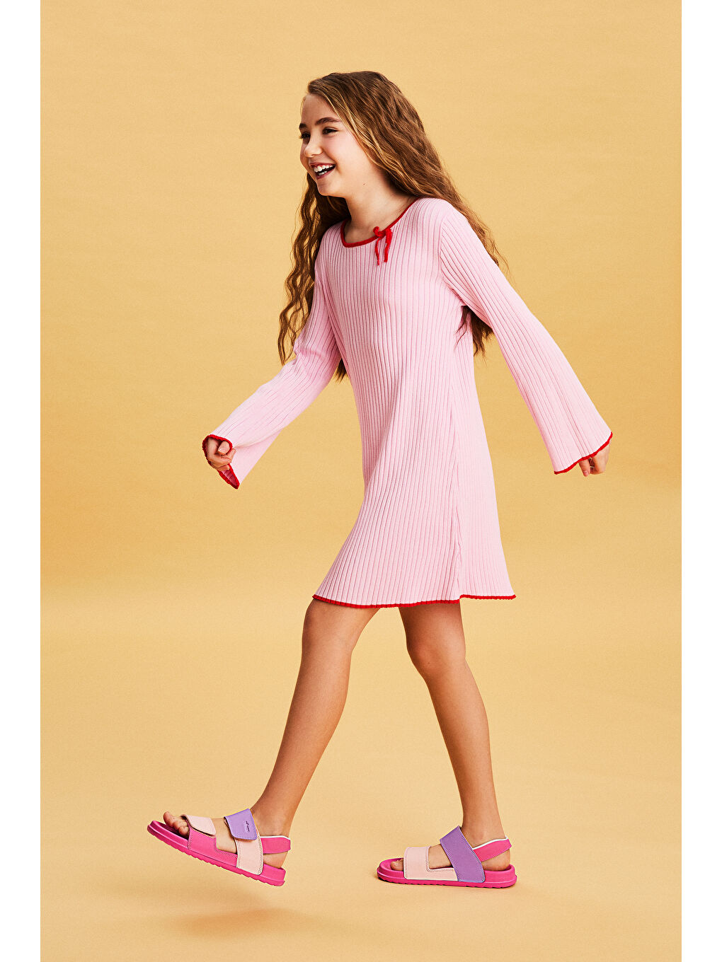 Krixi Hafif Kız Okul Öncesi Fuşya Sandalet