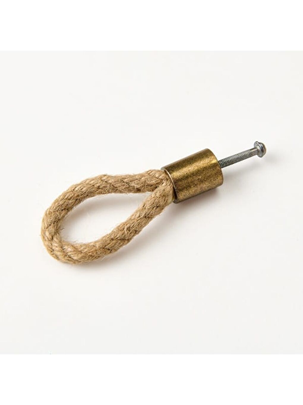 Kahverengi Urgan Düğme Kulp - Antik-4