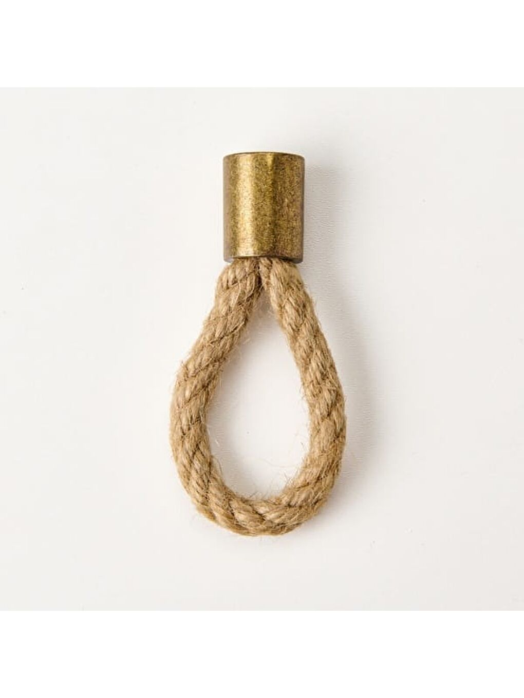 Kahverengi Urgan Düğme Kulp - Antik-6