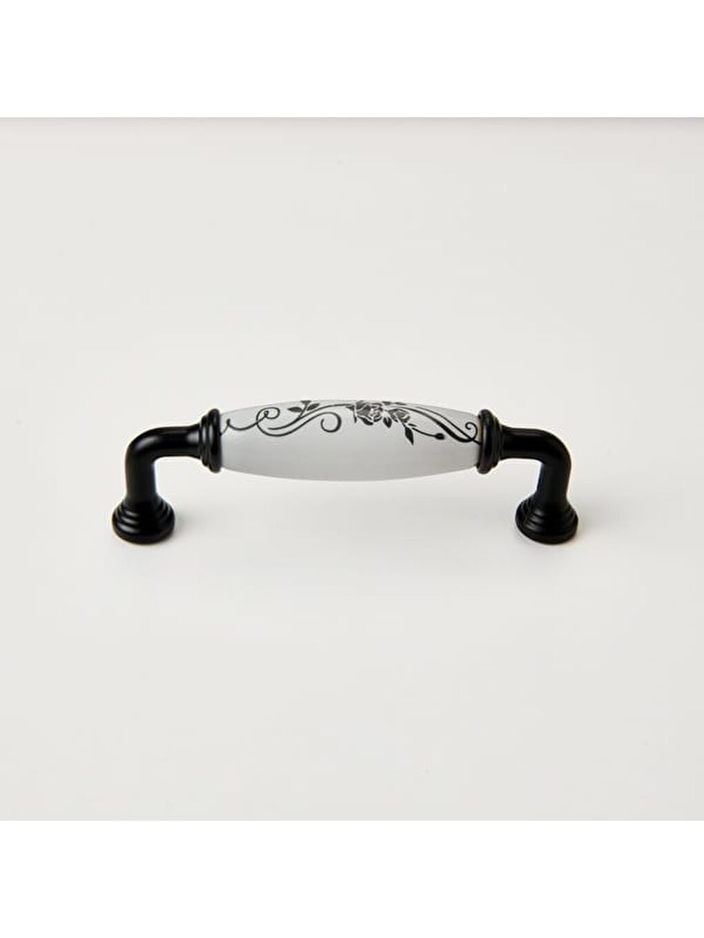 Yıldız Desenli 96 Kulp - Beyaz / Siyah-7