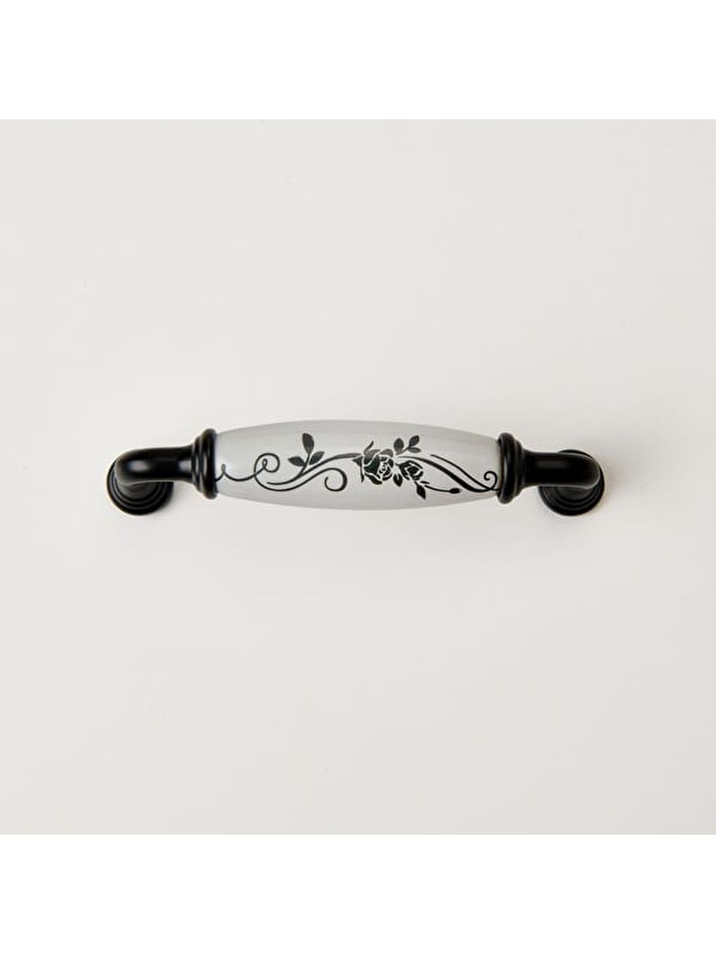 Yıldız Desenli 96 Kulp - Beyaz / Siyah-8