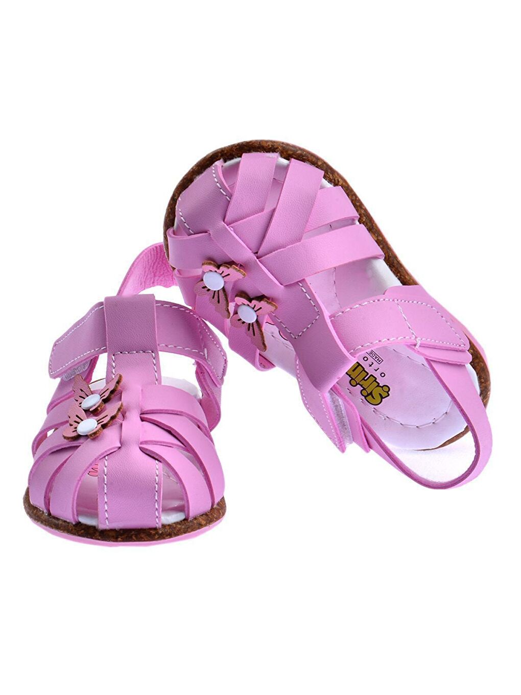 Pembe Kız Bebek İlk Adım Sandalet Şb 2262-71-3