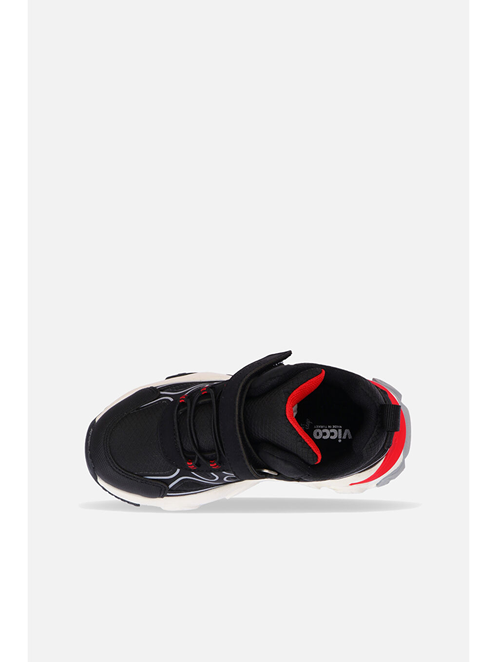 Solit Hafif Erkek Çocuk Siyah/Kırmızı Trekking Bot-4