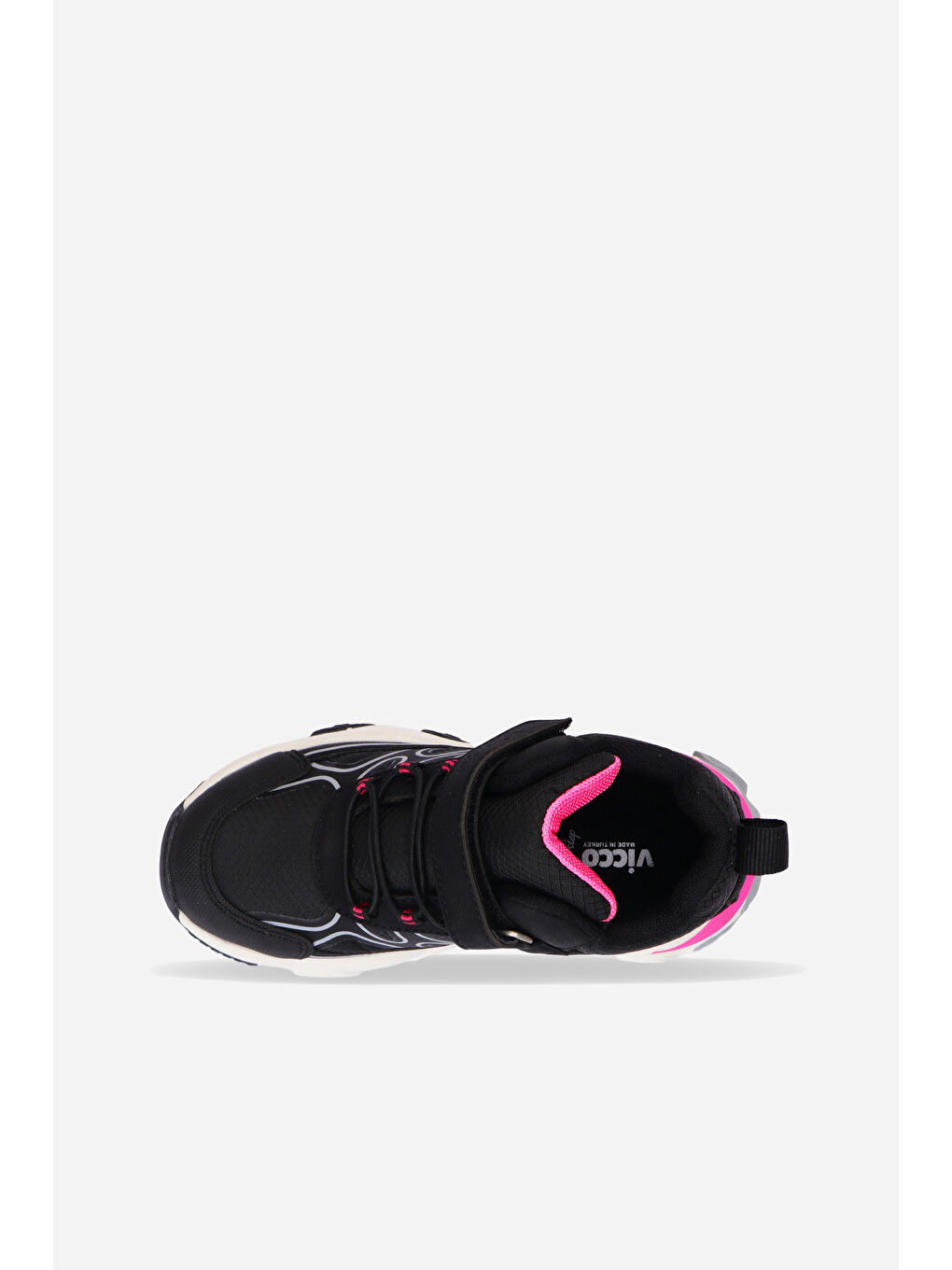 Solit Hafif Kız Çocuk Siyah/Fuşya Trekking Bot-4