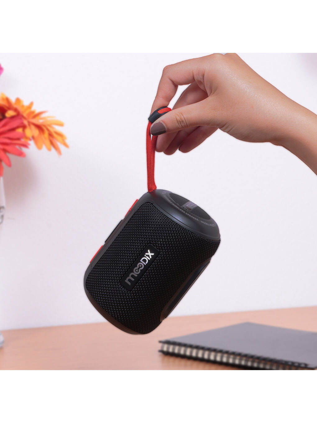 HO23T10 Bluetooth Hoparlör Siyah 5W IPX6 Suya Dayanıklı-5