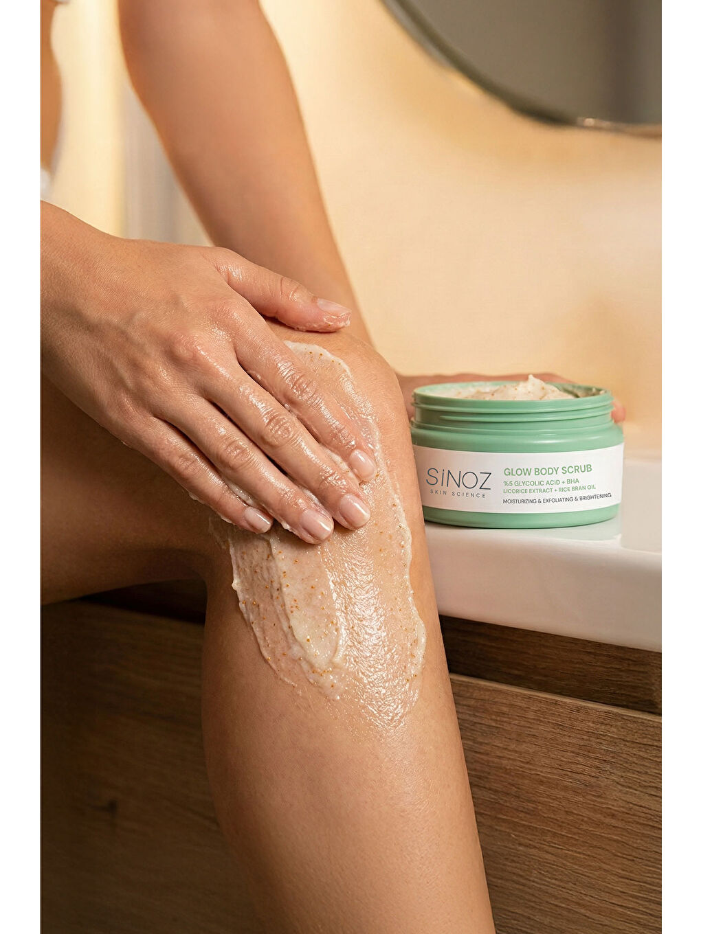 Nemlendirici, Arındırıcı ve Aydınlatıcı Glow Vücut Peelingi %5 Glikolik Asit 200 gr-6