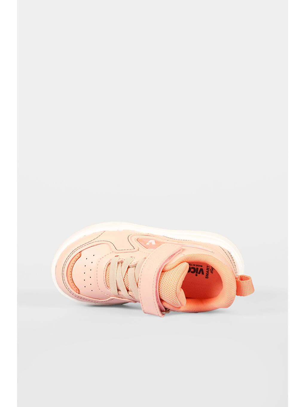 Pembe Disnew Işıklı Kız Bebek Pudra Sneaker-5