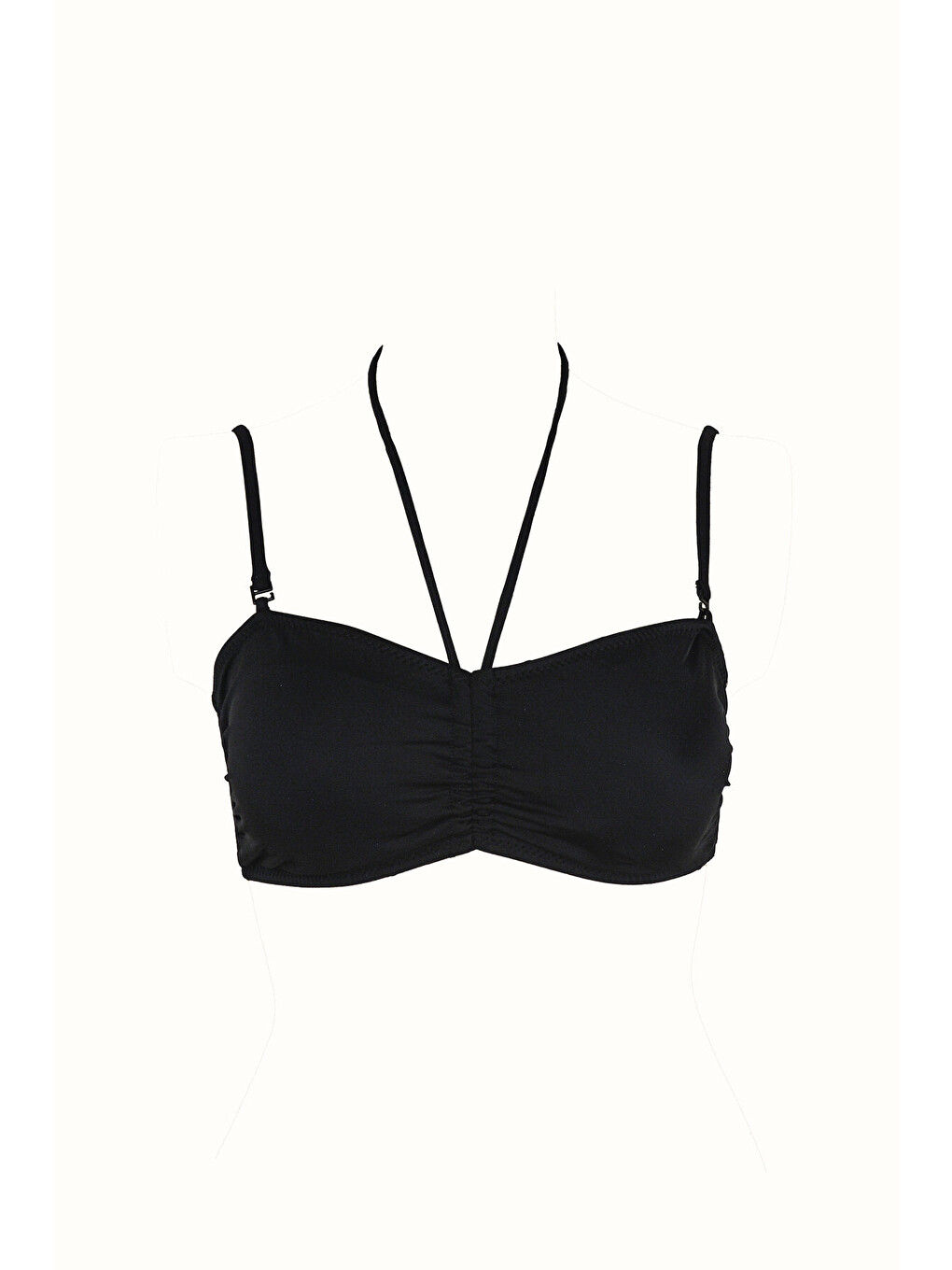 Kadın Straplez Bikini Üstü 2956 Siyah