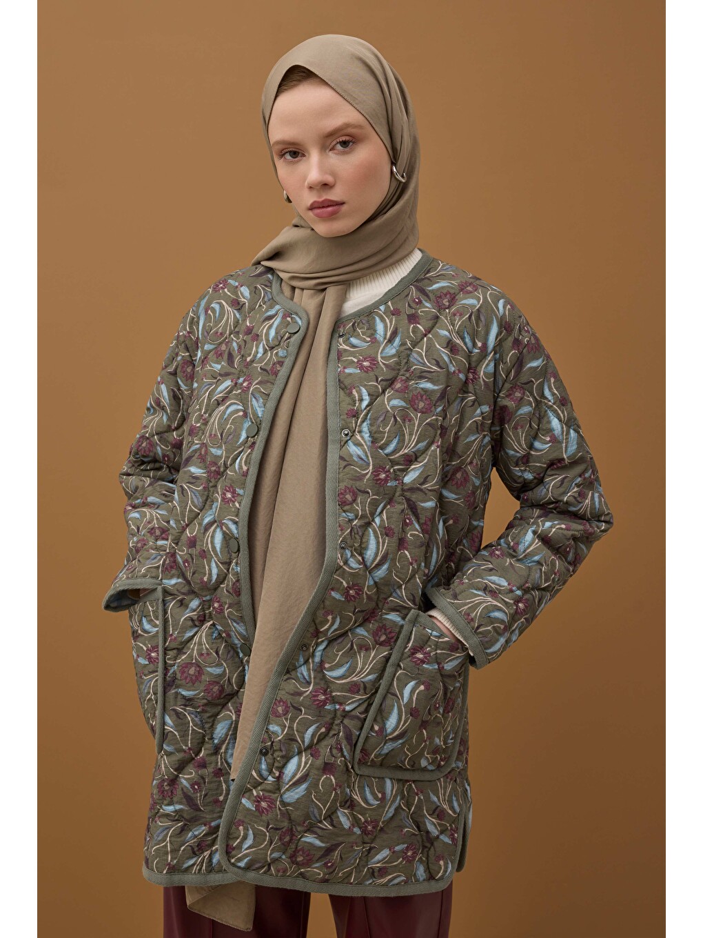 Bej Soft Kraş Şal Tozlu Vizon-4