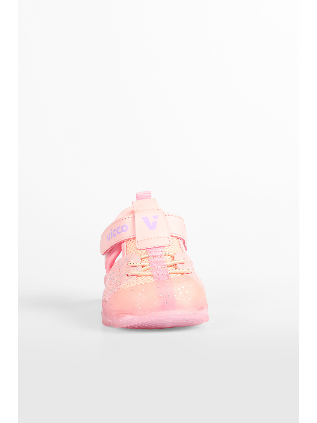 Monrovia Işıklı Kız İlk Adım Pembe Sandalet-3