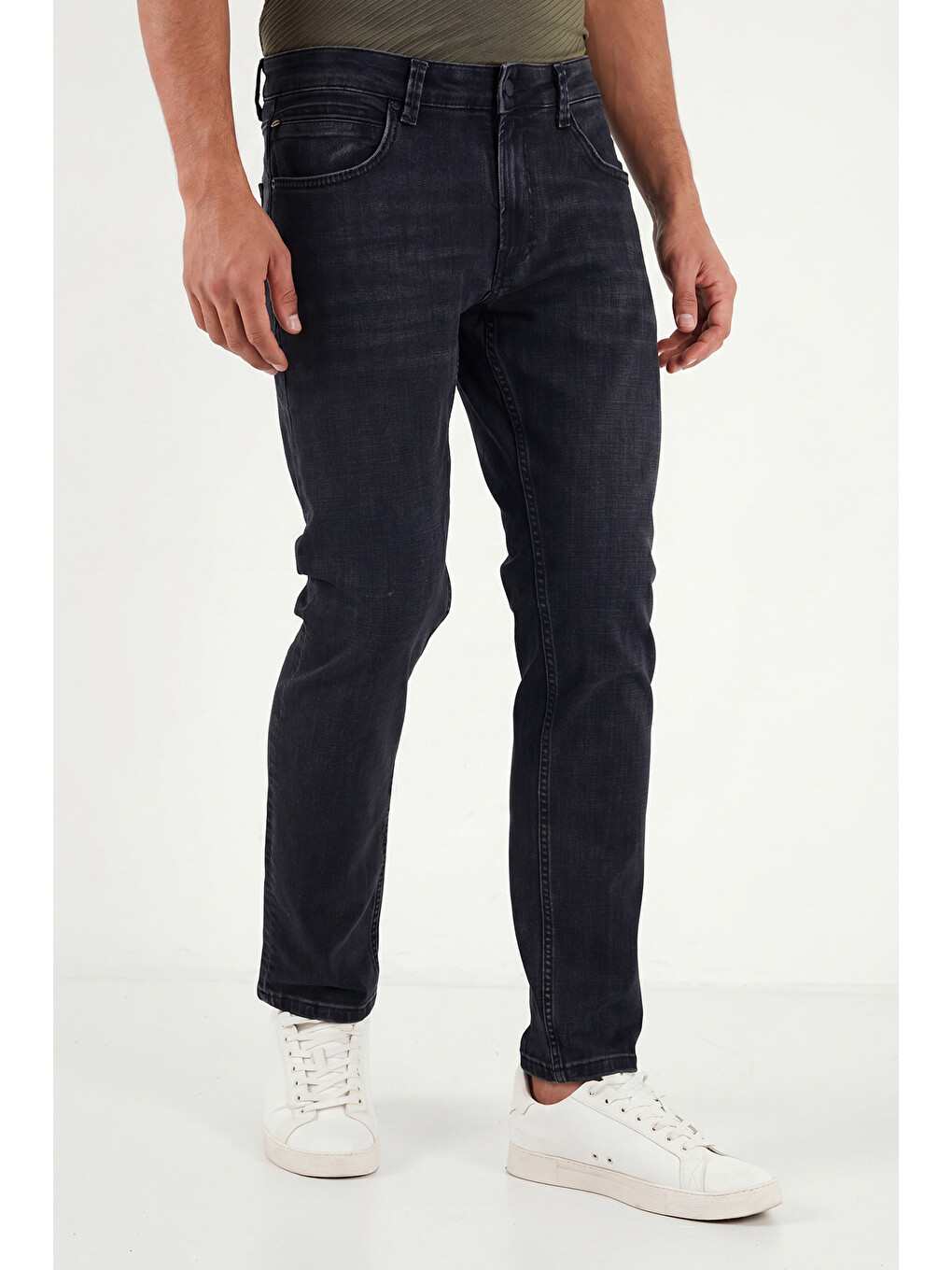 Siyah Pamuklu Normal Kalıp Normal Bel Jeans 2213C56PARMA-3