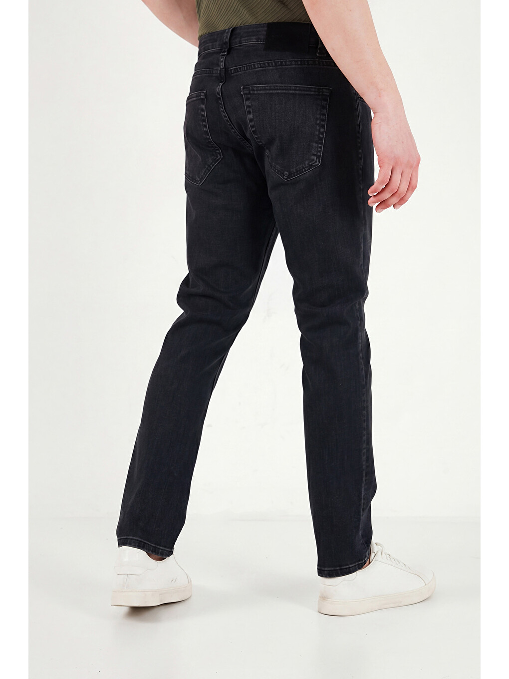 Siyah Pamuklu Normal Kalıp Normal Bel Jeans 2213C56PARMA-6