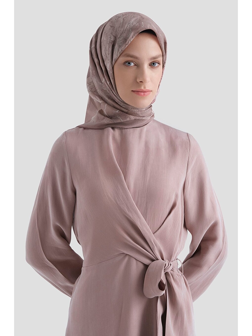 Pembe Yaz Esintisi Eşarp 3991 38-1