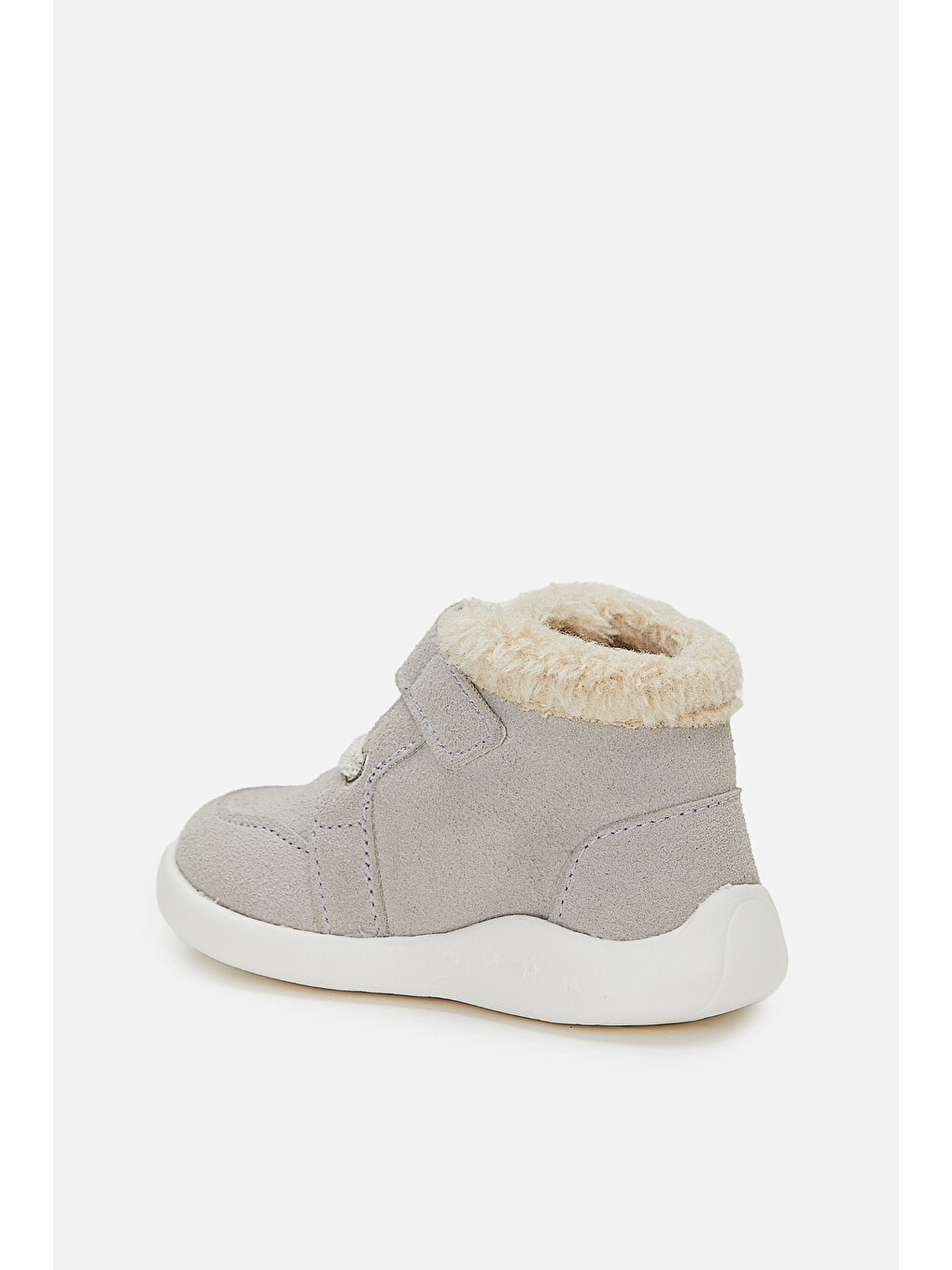 Gri Tinky Kürklü Unisex Bot-1