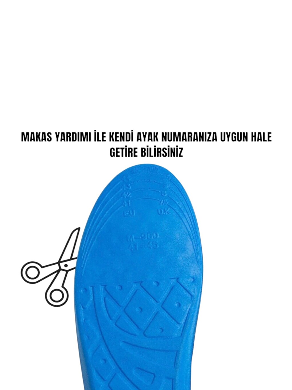 Memory Foam Ayakkabı Tabanlığı Ortopedik Spor Düz Tabanlık Topuk Dikeni Boy Yükseltici Gri-3