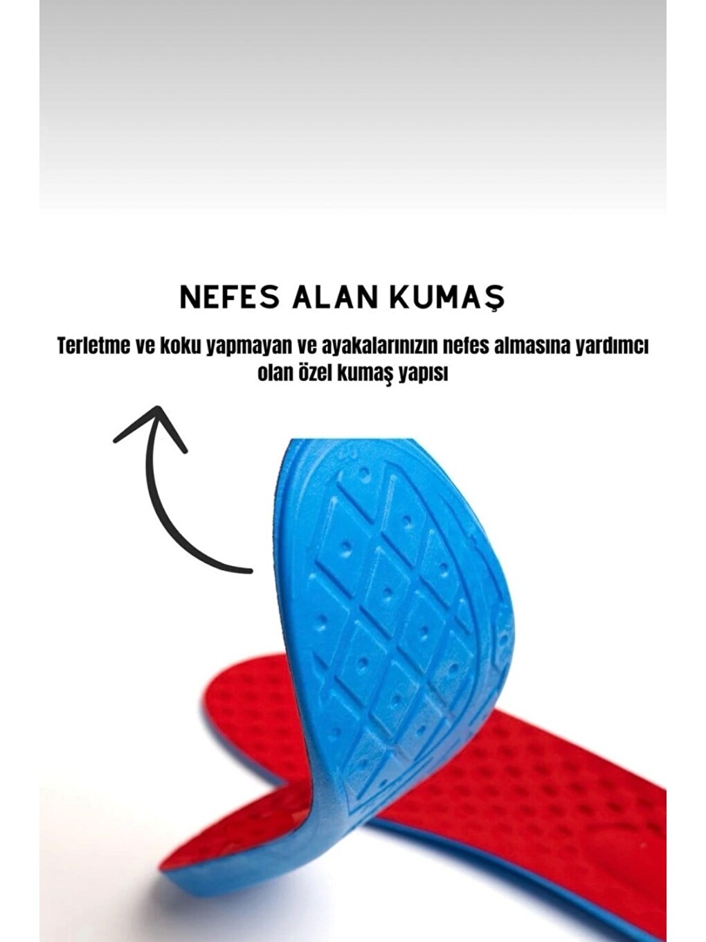 Kırmızı Memory Foam Ayakkabı Tabanlığı Ortopedik Spor Düz Tabanlık Topuk Dikeni Boy Yükseltici Kirmizi-1