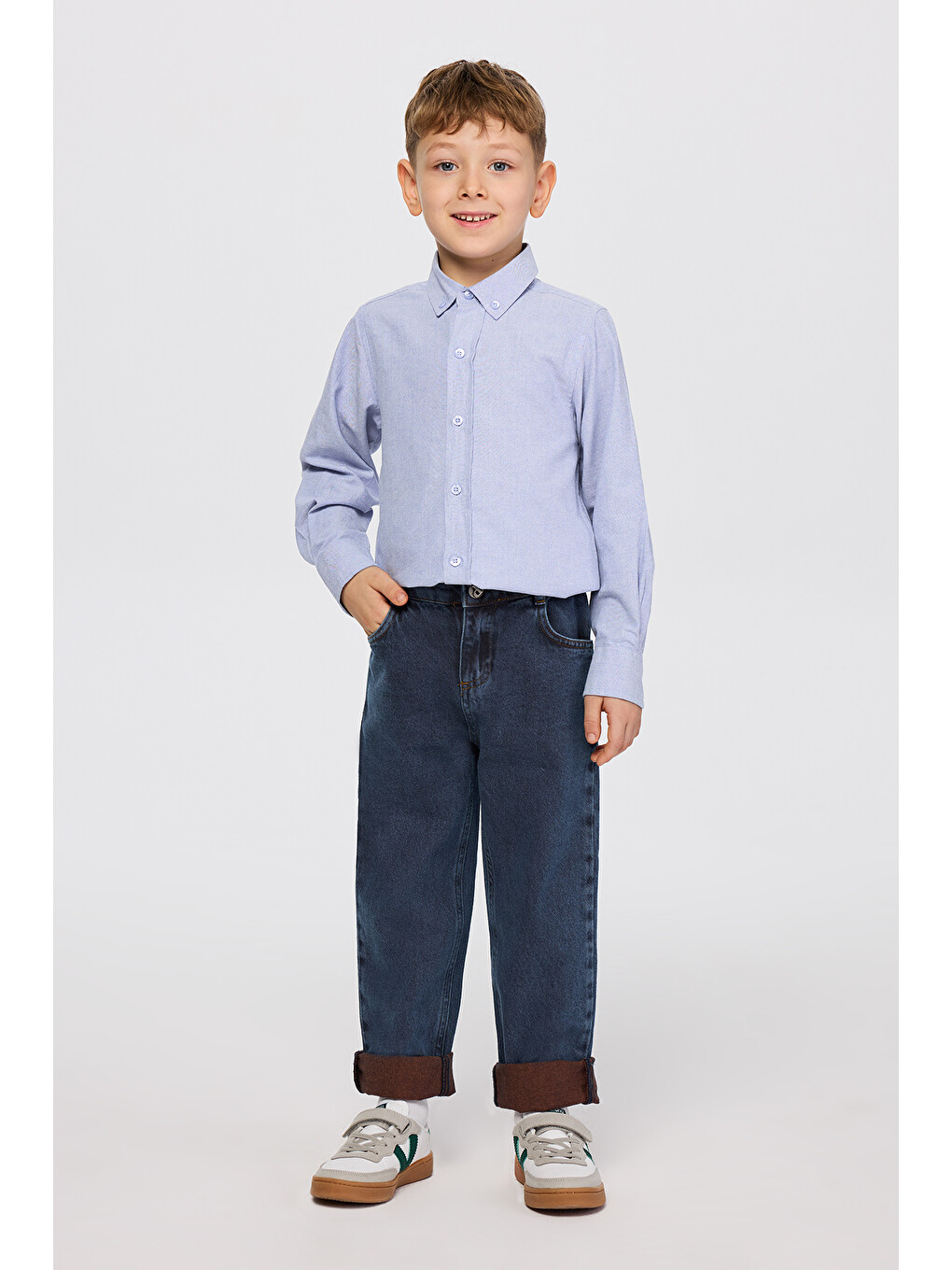 Erkek Çocuk Lacivert Jean Pantolon
