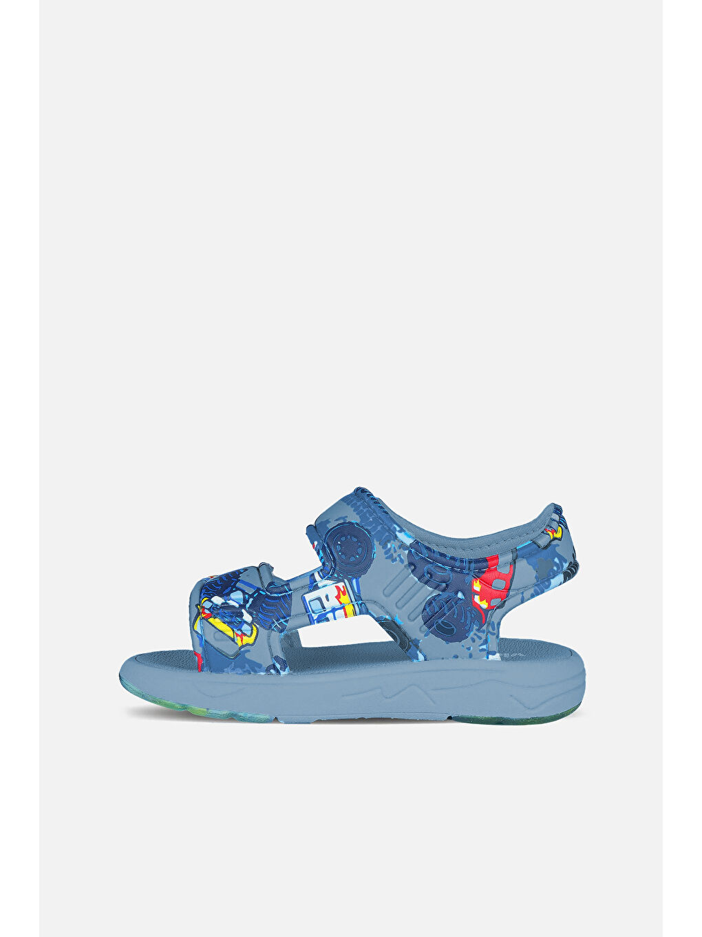 Vital Desenli Erkek Okul Öncesi Mavi Sandalet-1