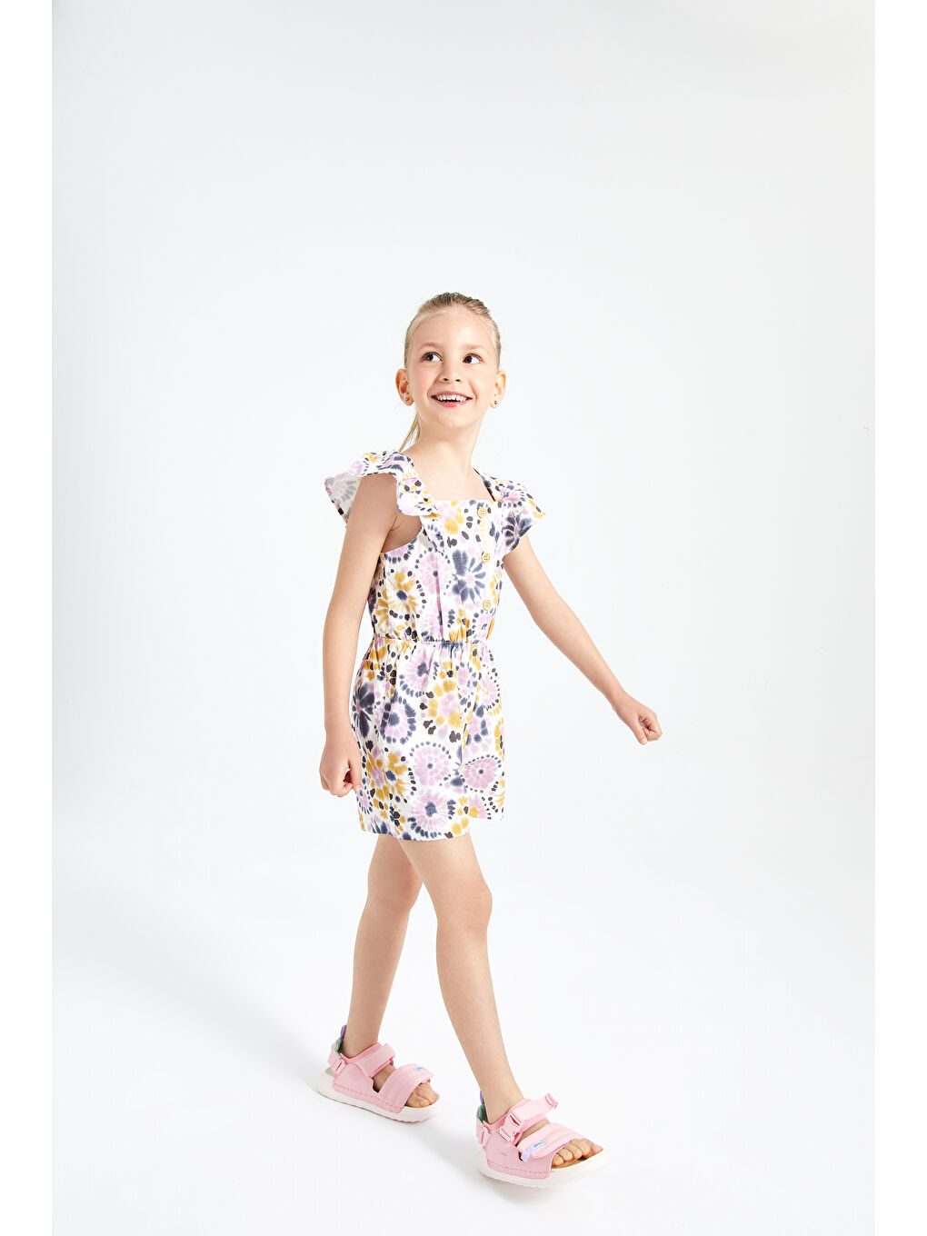 Rave Hafif Kız Çocuk Pembe Sandalet-6