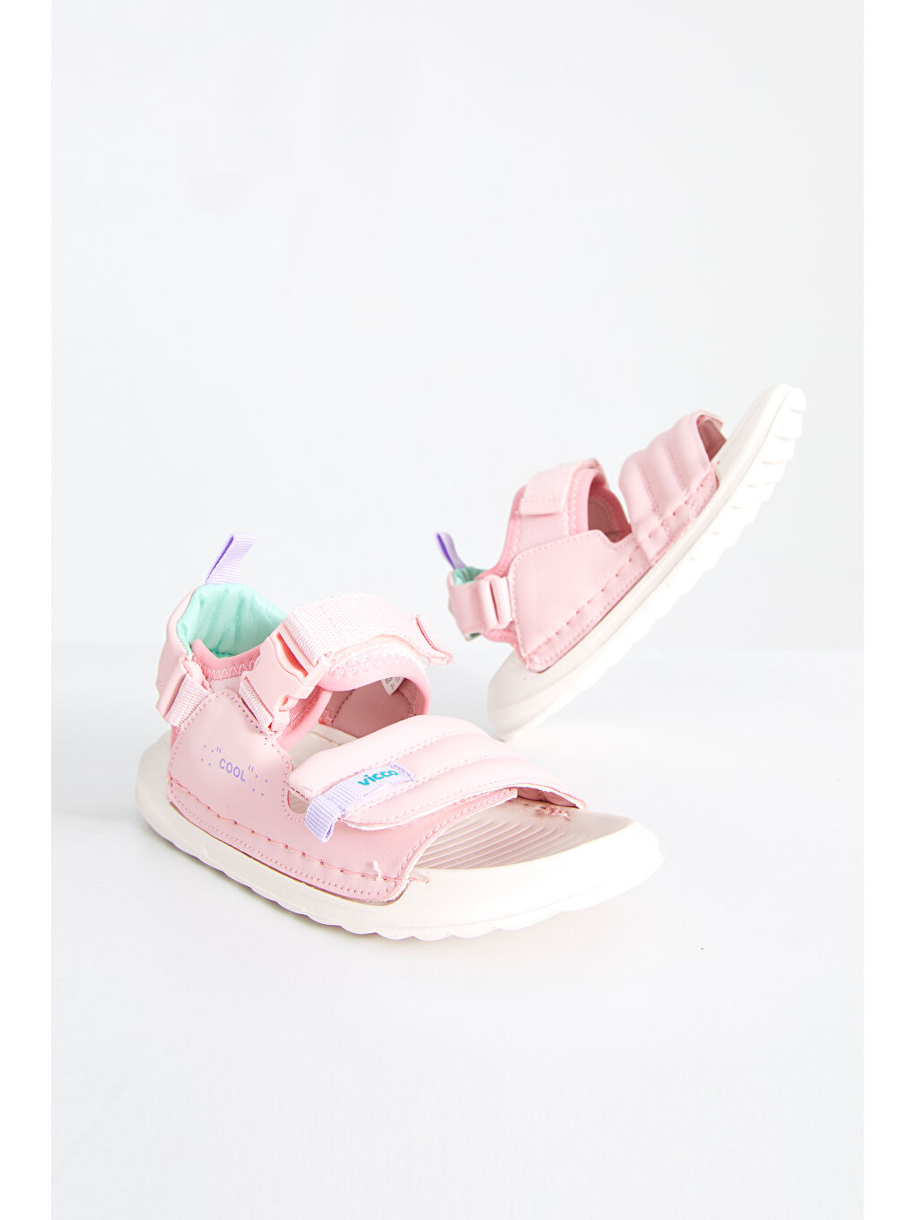 Rave Hafif Kız Okul Öncesi Pembe Sandalet-2