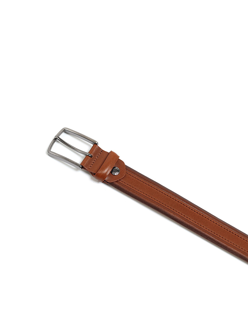 Kahverengi Erkek F-734-42 Arsel Deri Klasik Kemer (genişlik 3.5 Cm)-1