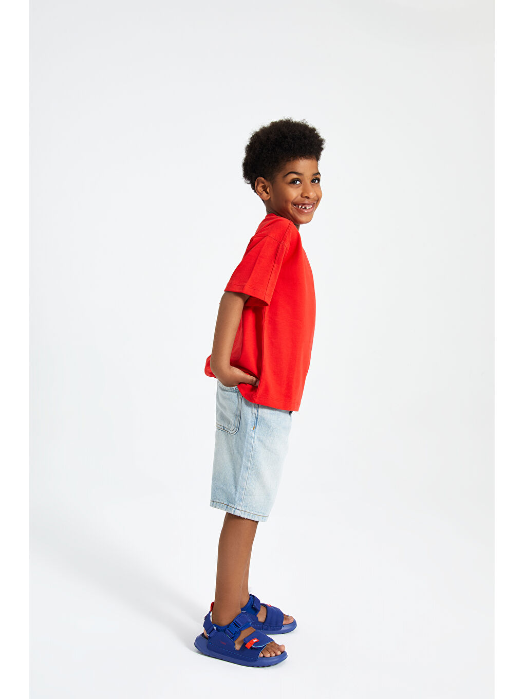 Rave Hafif Erkek Okul Öncesi Saks Mavi Sandalet