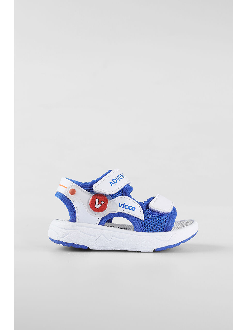 Mocha Hafif Erkek Bebek Saks Mavi Sandalet-1