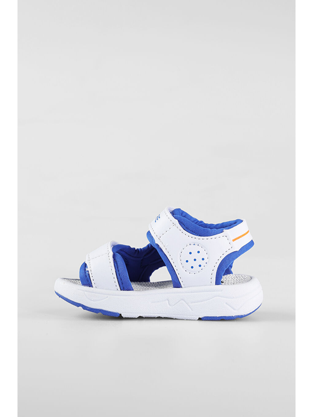 Mocha Hafif Erkek Bebek Saks Mavi Sandalet-2