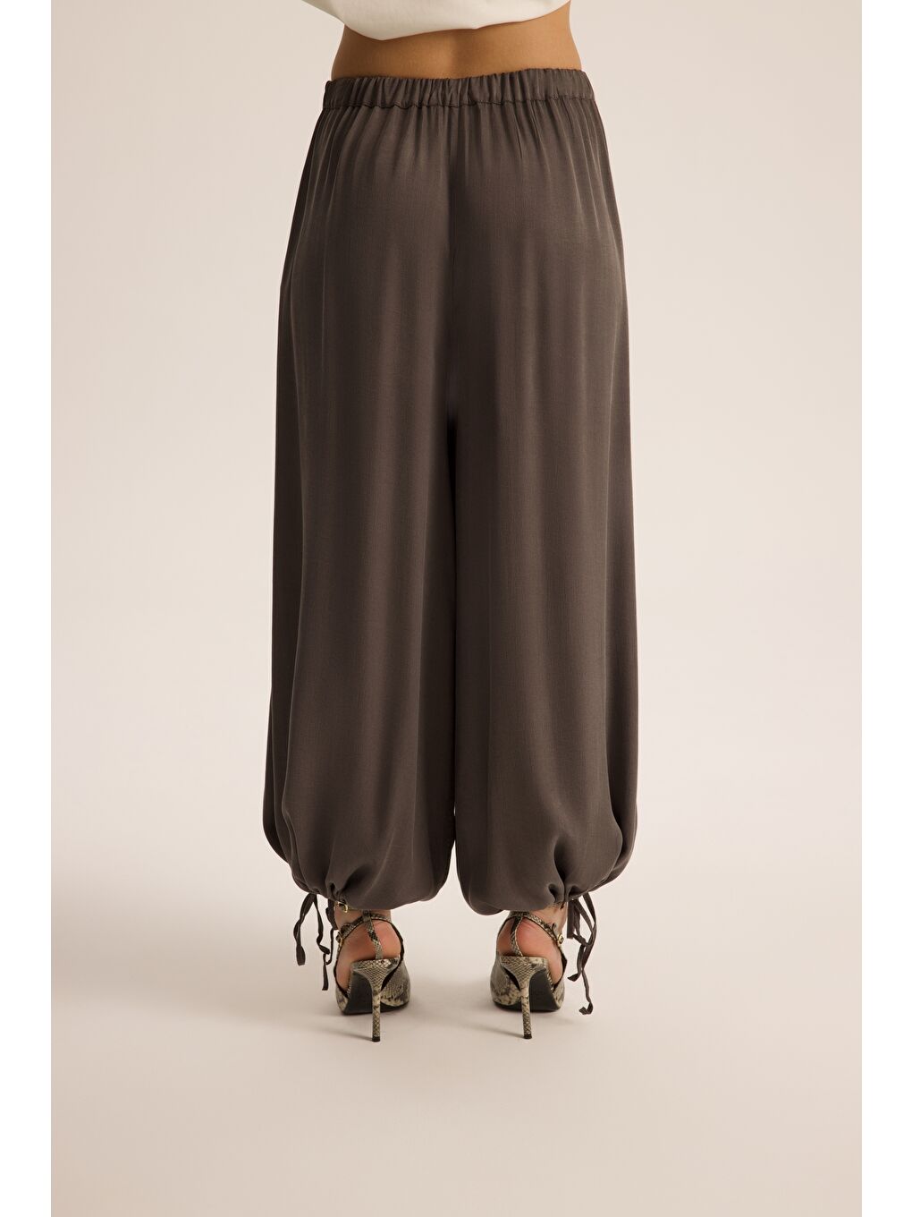 Aria Antrasit Şalvar Pantolon-4