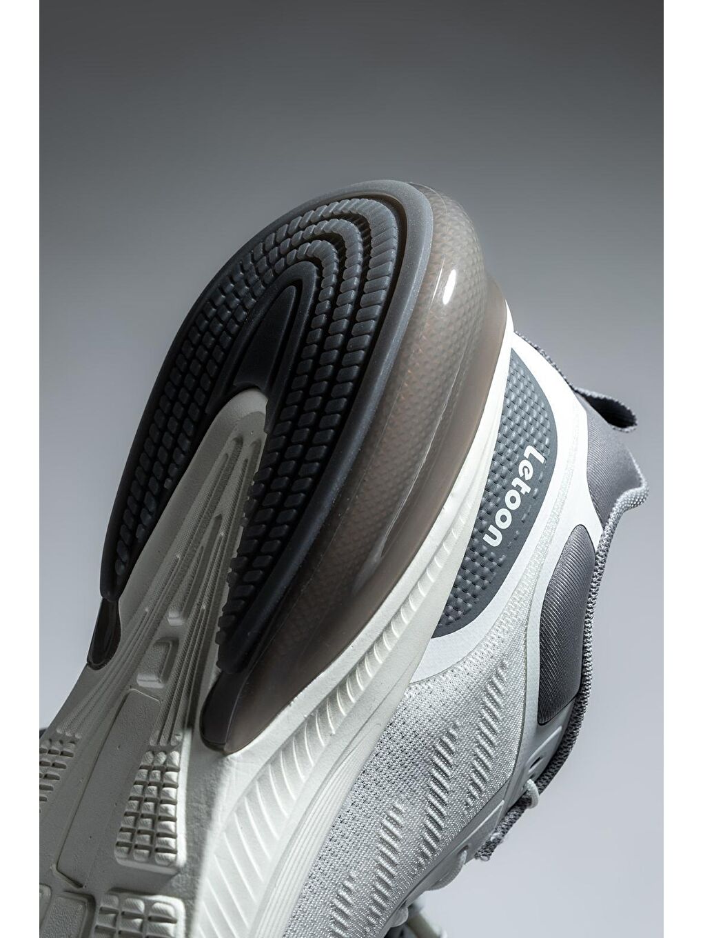 Beyaz Gri Erkek Spor Ayakkabı-4