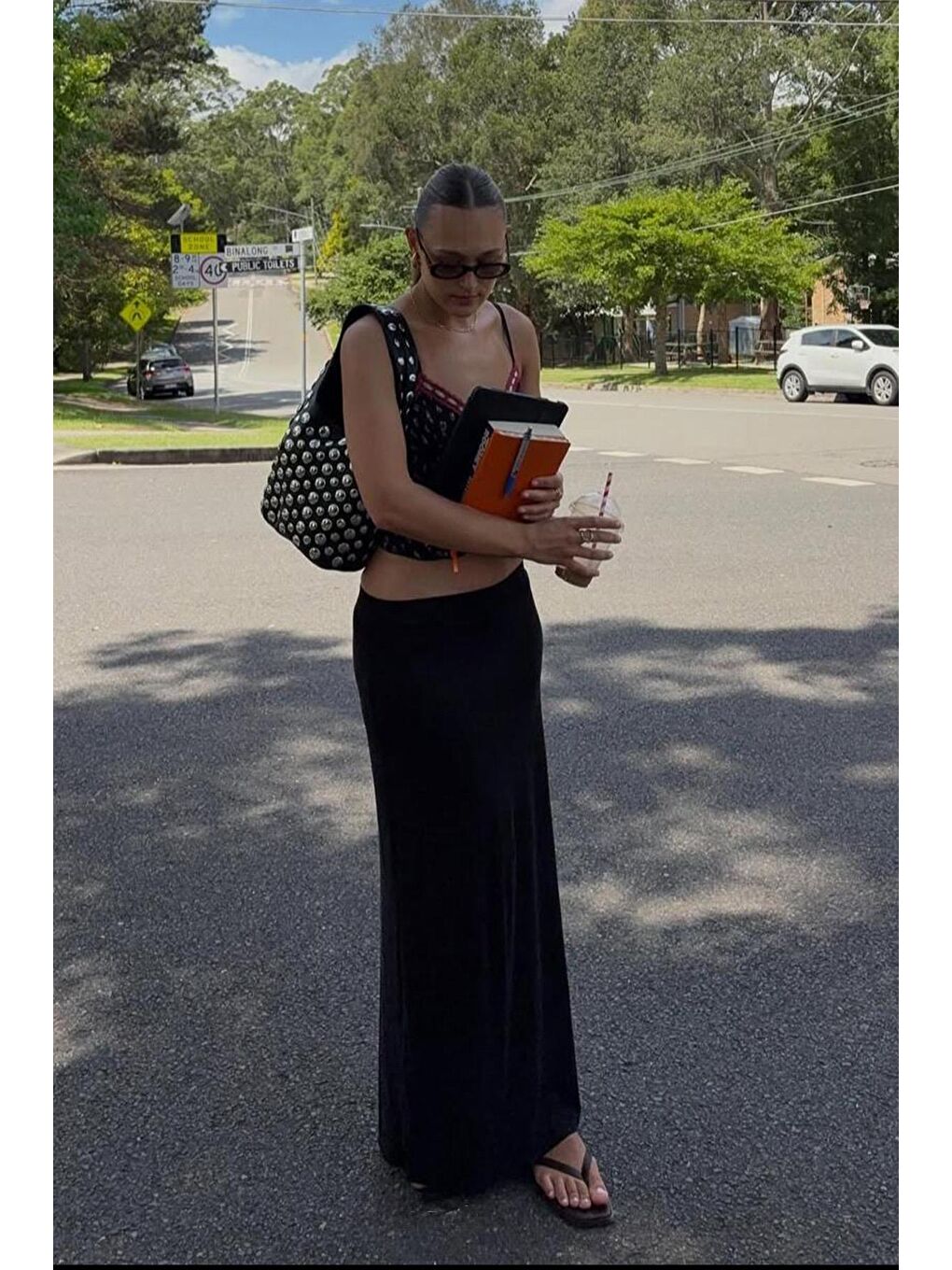 Siyah Maxi Basic Etek Mg1890-2