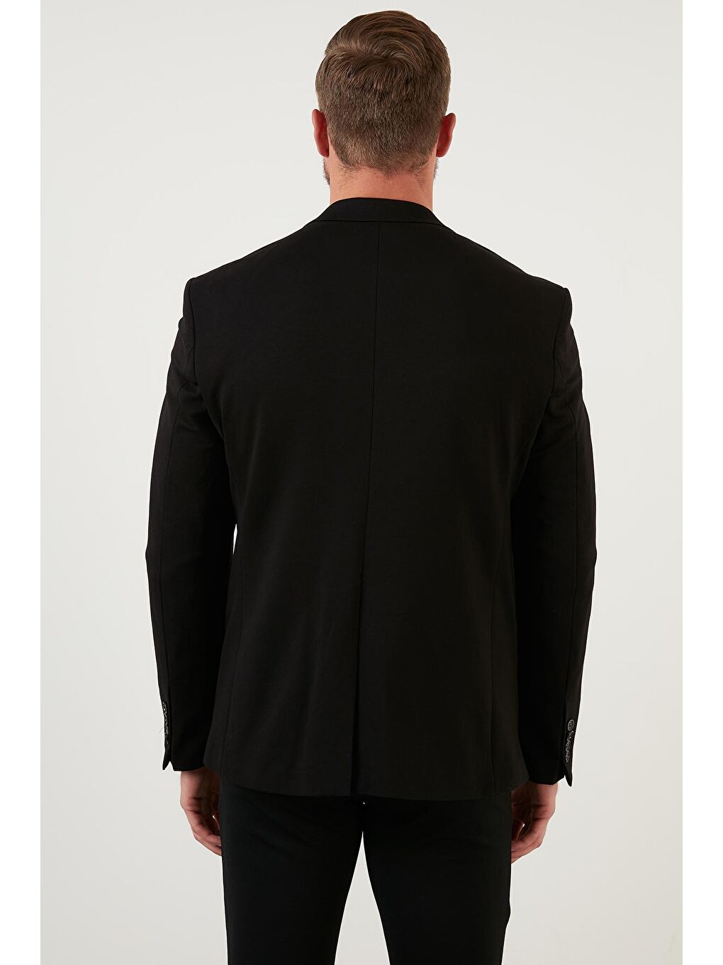 Siyah Slim Fit 6 Drop Tek Yırtmaçlı Blazer Ceket 2163115 B-4