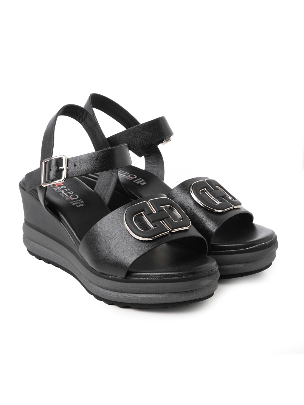 Siyah Kadın Sandalet 20281-e4 Nero-1