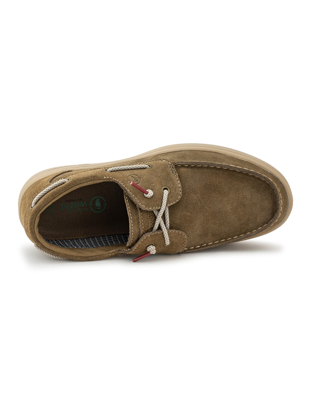 Kahverengi Erkek Klasik Ayakkabı 8453 NAUTICO SUEDE NATURALIGHT-4