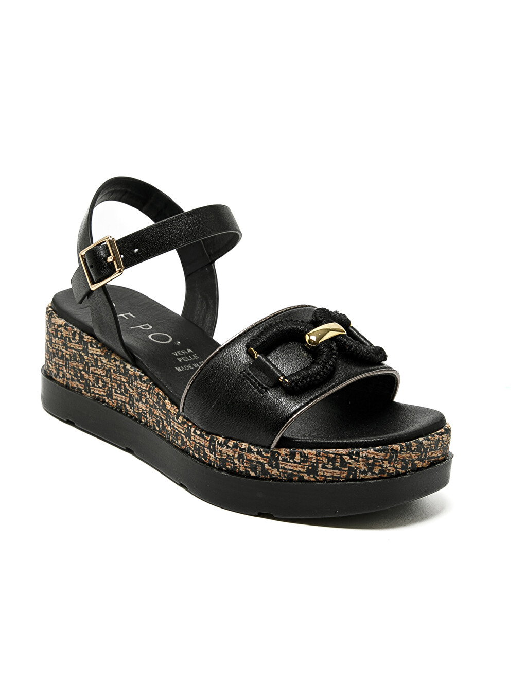 Siyah Kadın Sandalet 50248-e5 Nero-1