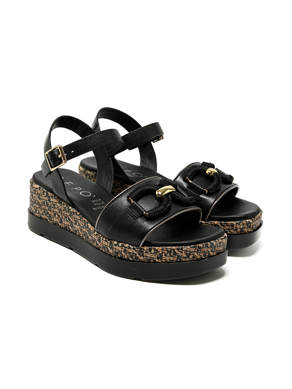 Siyah Kadın Sandalet 50248-e5 Nero-2