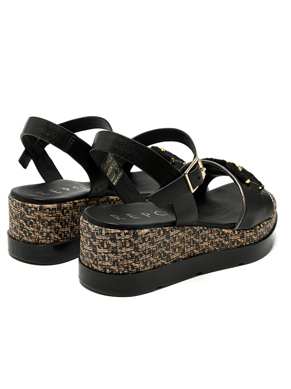Siyah Kadın Sandalet 50248-e5 Nero-4