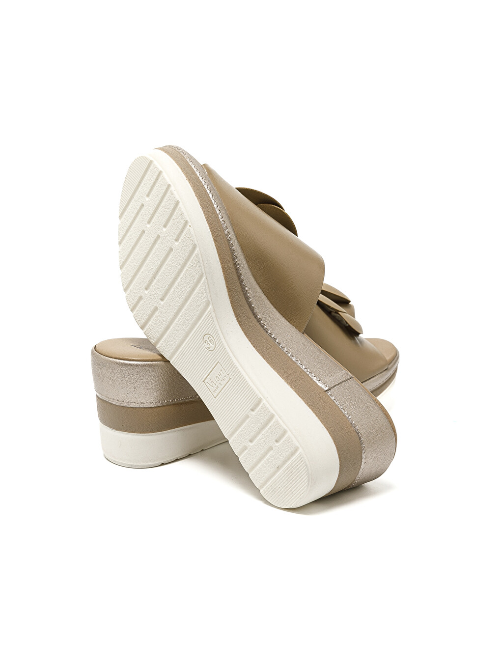 Bej Kadın Terlik 84147-E5 Beige-5