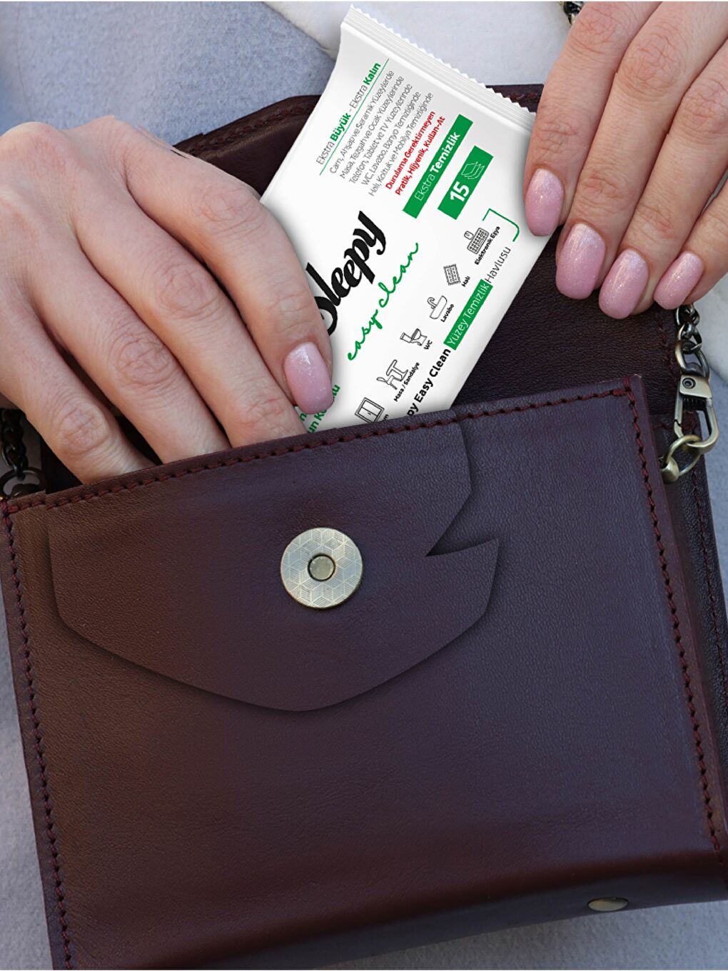 Easy Clean Yüzey Temizlik Havlusu&mendili Seyahat Boy 12x2x15 (360 Yaprak)-5