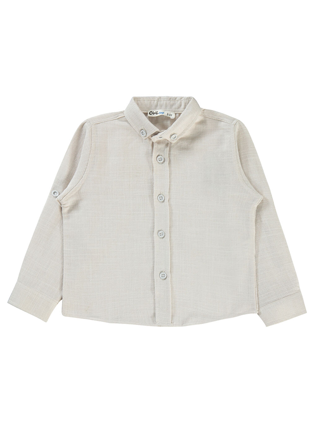 Boys Erkek Çocuk Gömlek 2-5 Yaş Bej-2
