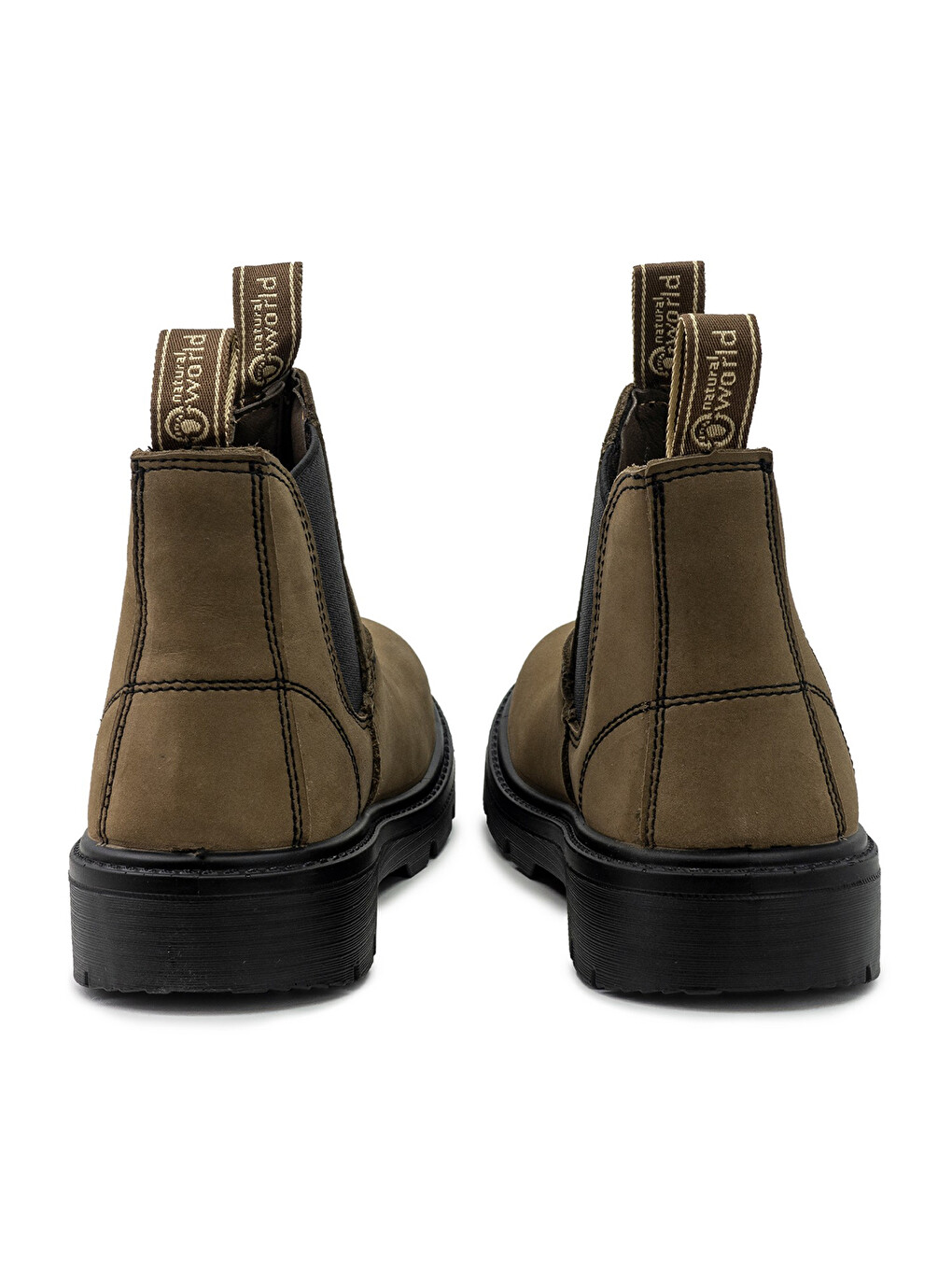 Kahverengi Erkek 9080 Bota Chelsea Nobuck Elastıcos-3