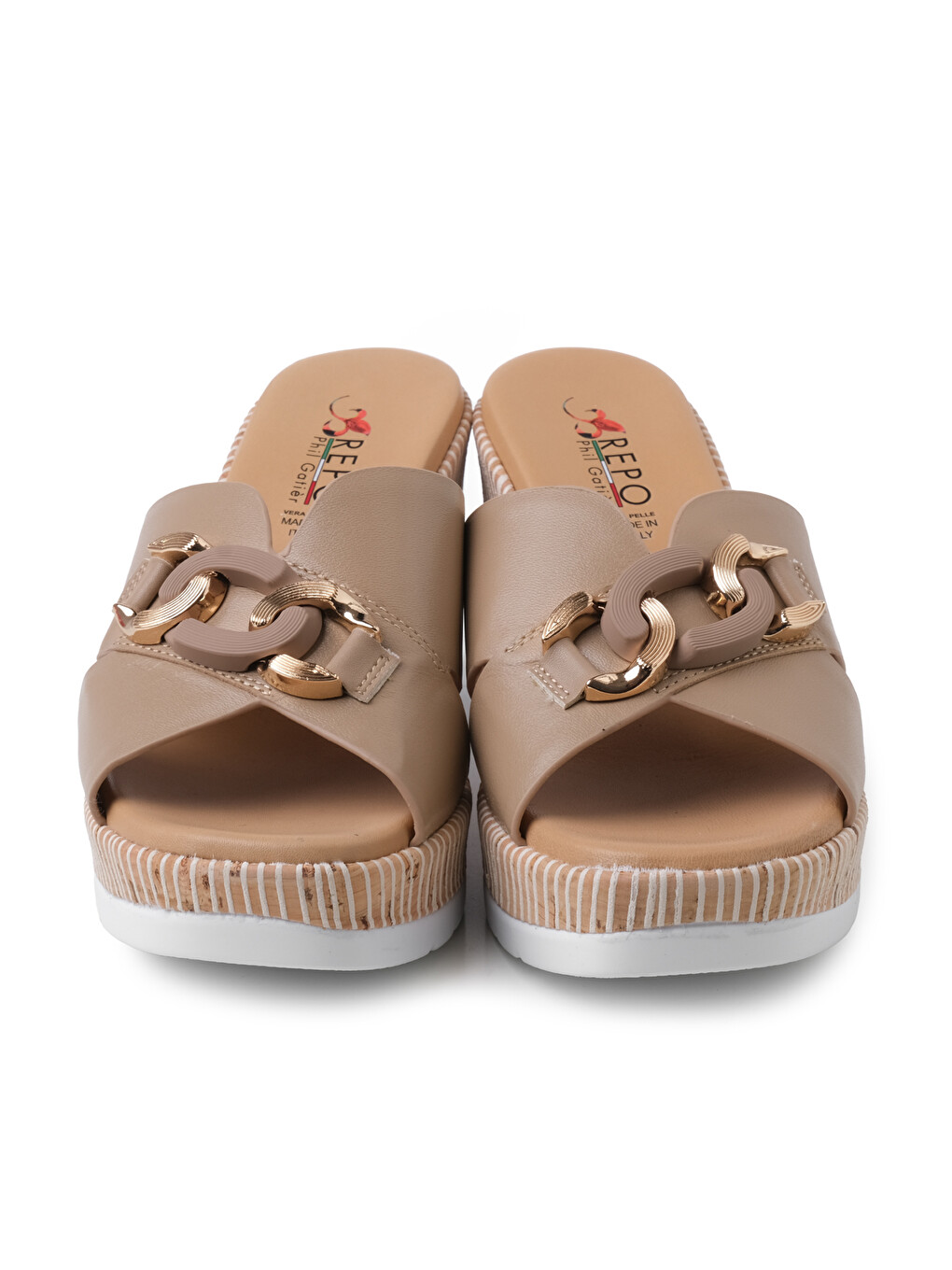 Bej Kadın Terlik 51102-E4 Beige-1
