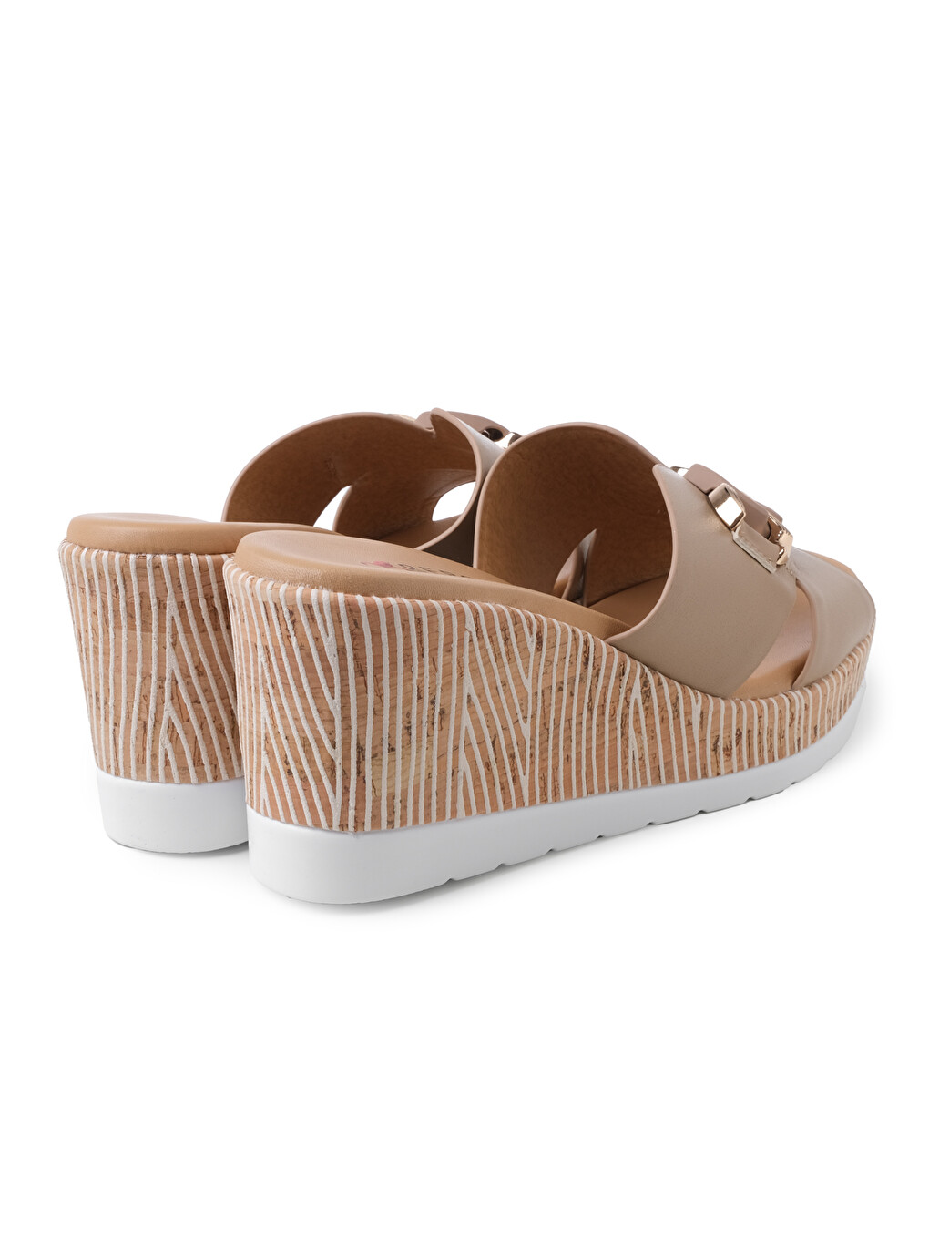 Bej Kadın Terlik 51102-E4 Beige-3
