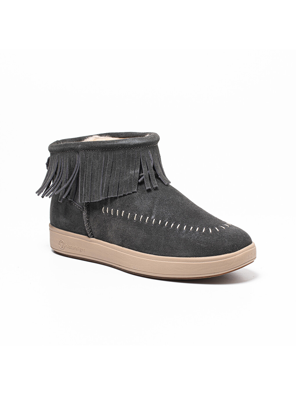 Gri Kadın Bot 8462 FLECOS NL MERINO-1